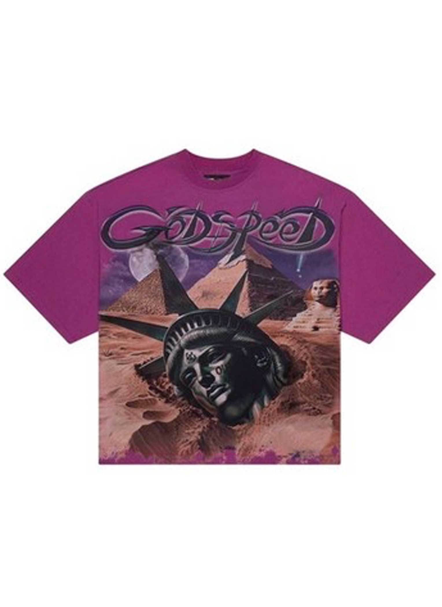 Godspeed Mother Cairo Tee Plum Wash